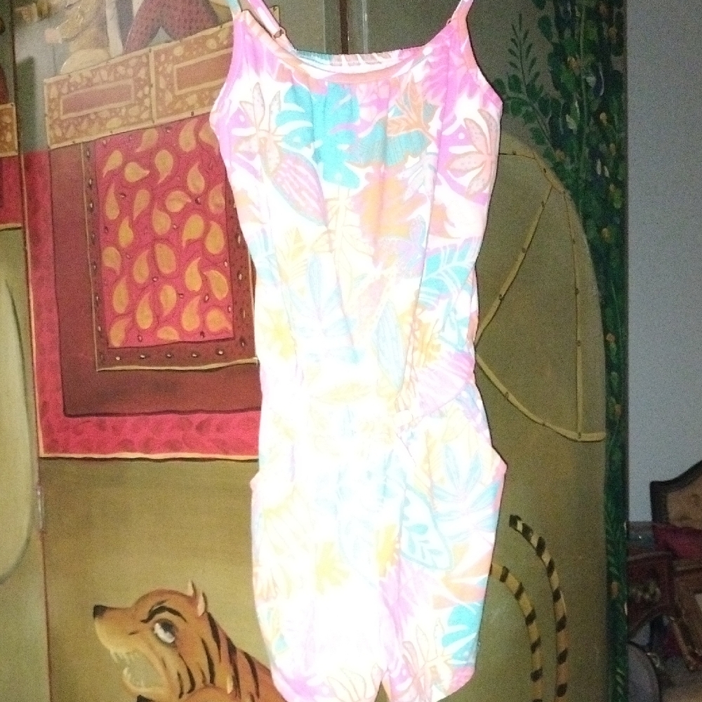 Cat & Jack Tropical Print Kids One Piece